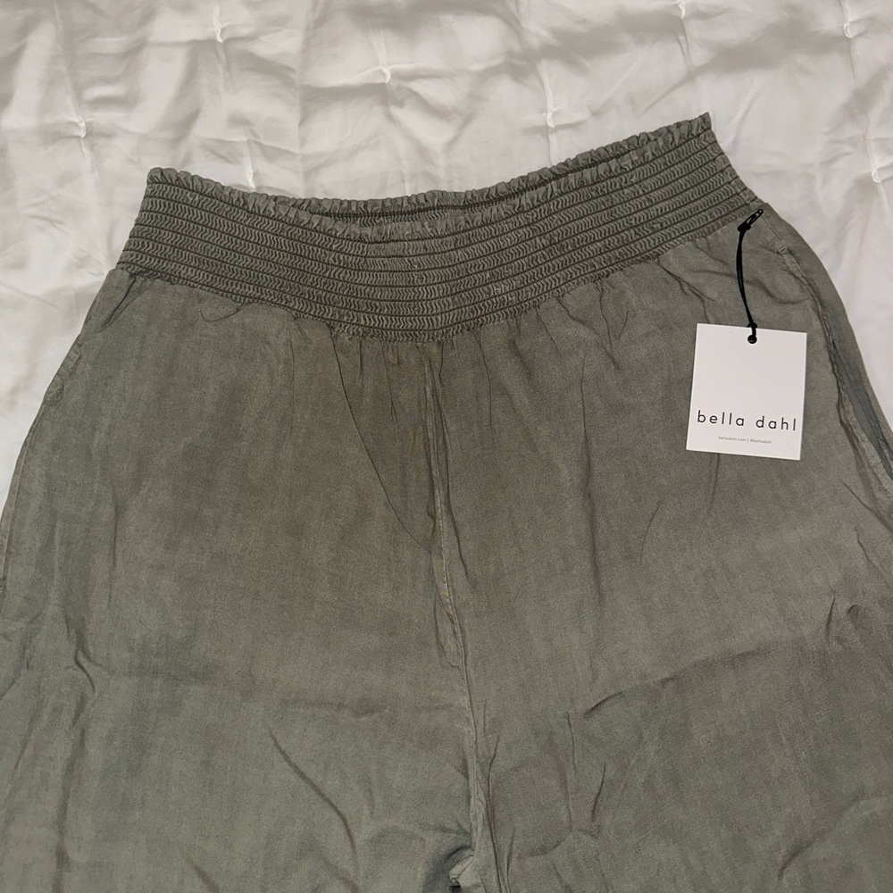 Bella Dahl Smocked Waist Wide Leg flowy pants
